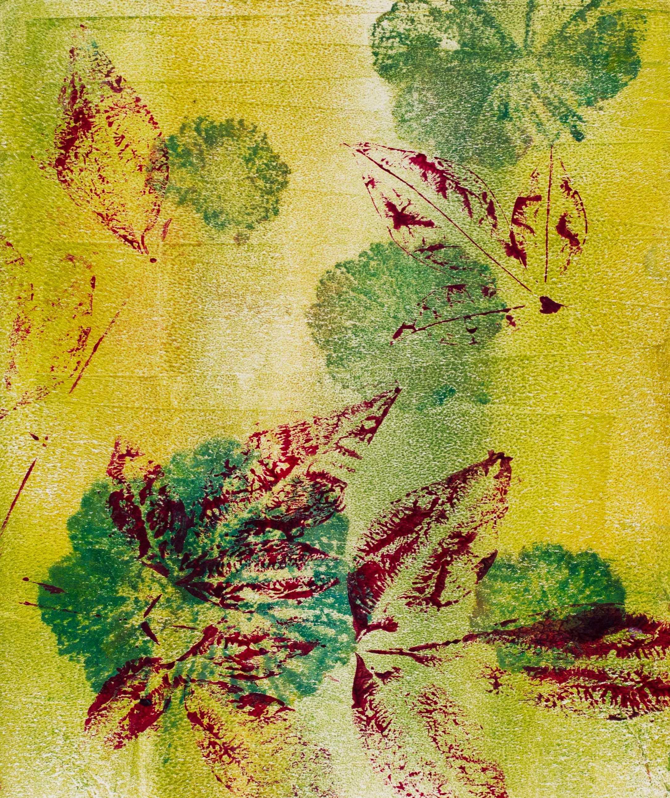 Geranium Leaves and Heavenly Bamboo