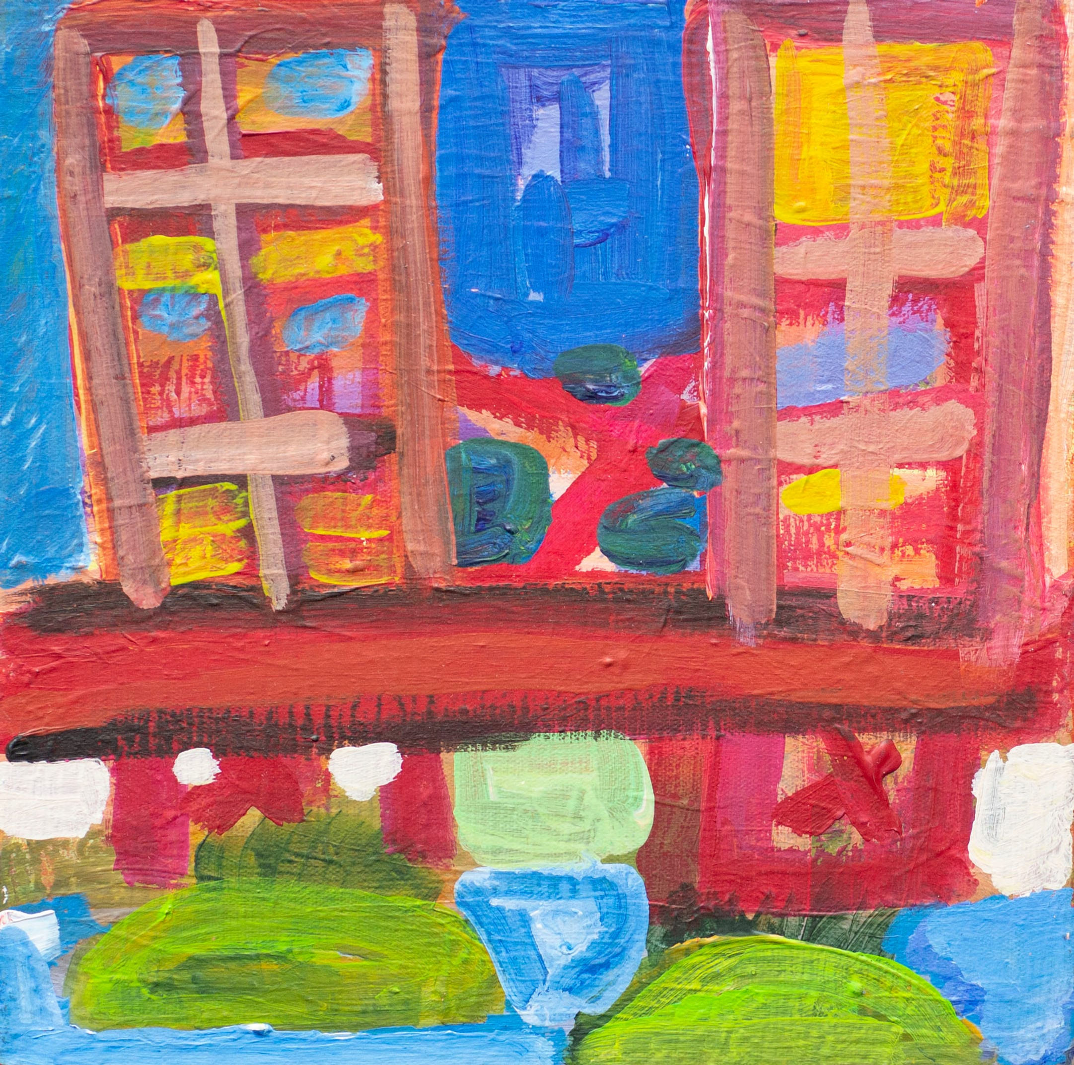 Golden Gate Bridge with Green Island