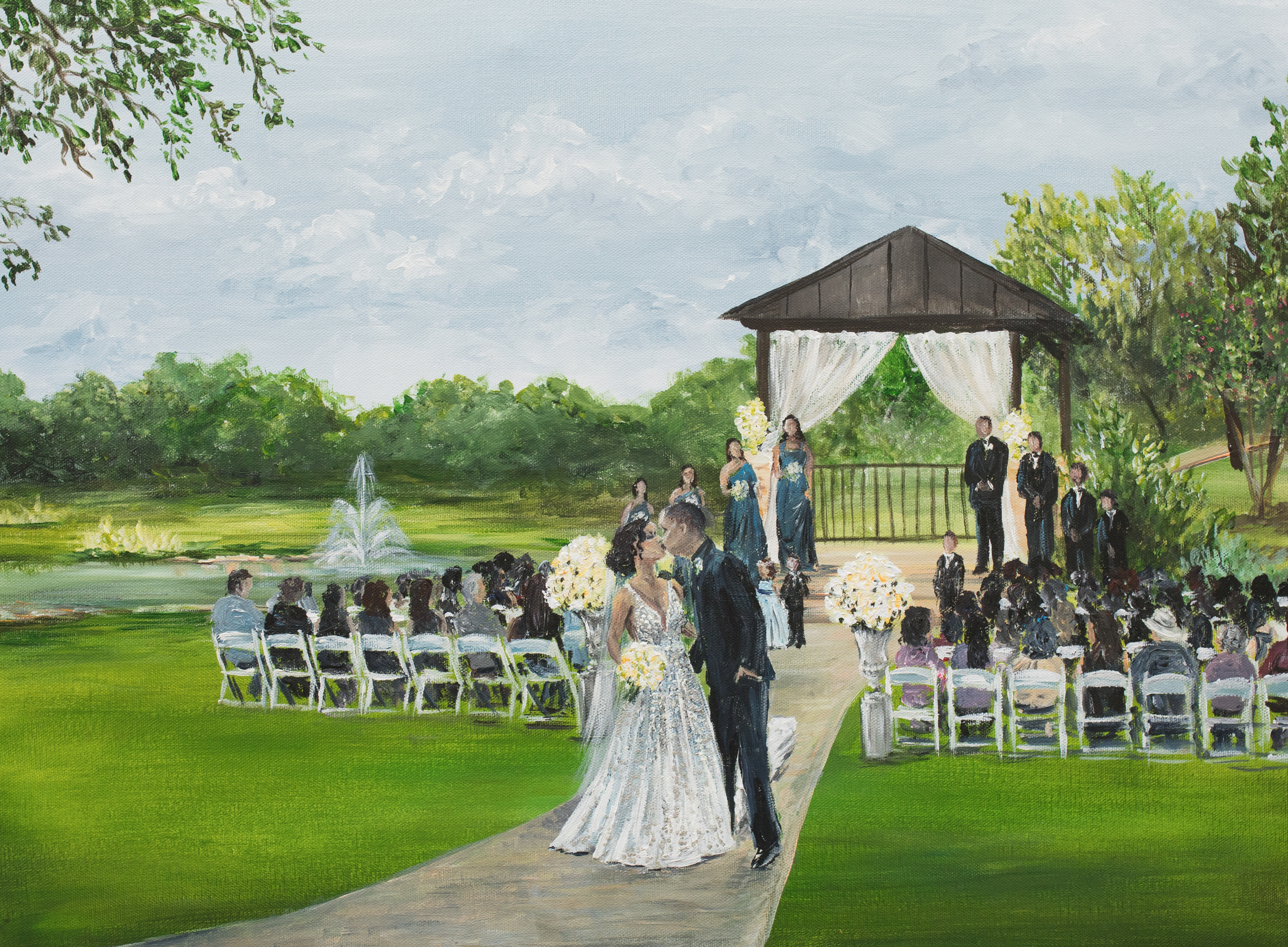 San Antonio Wedding Painter