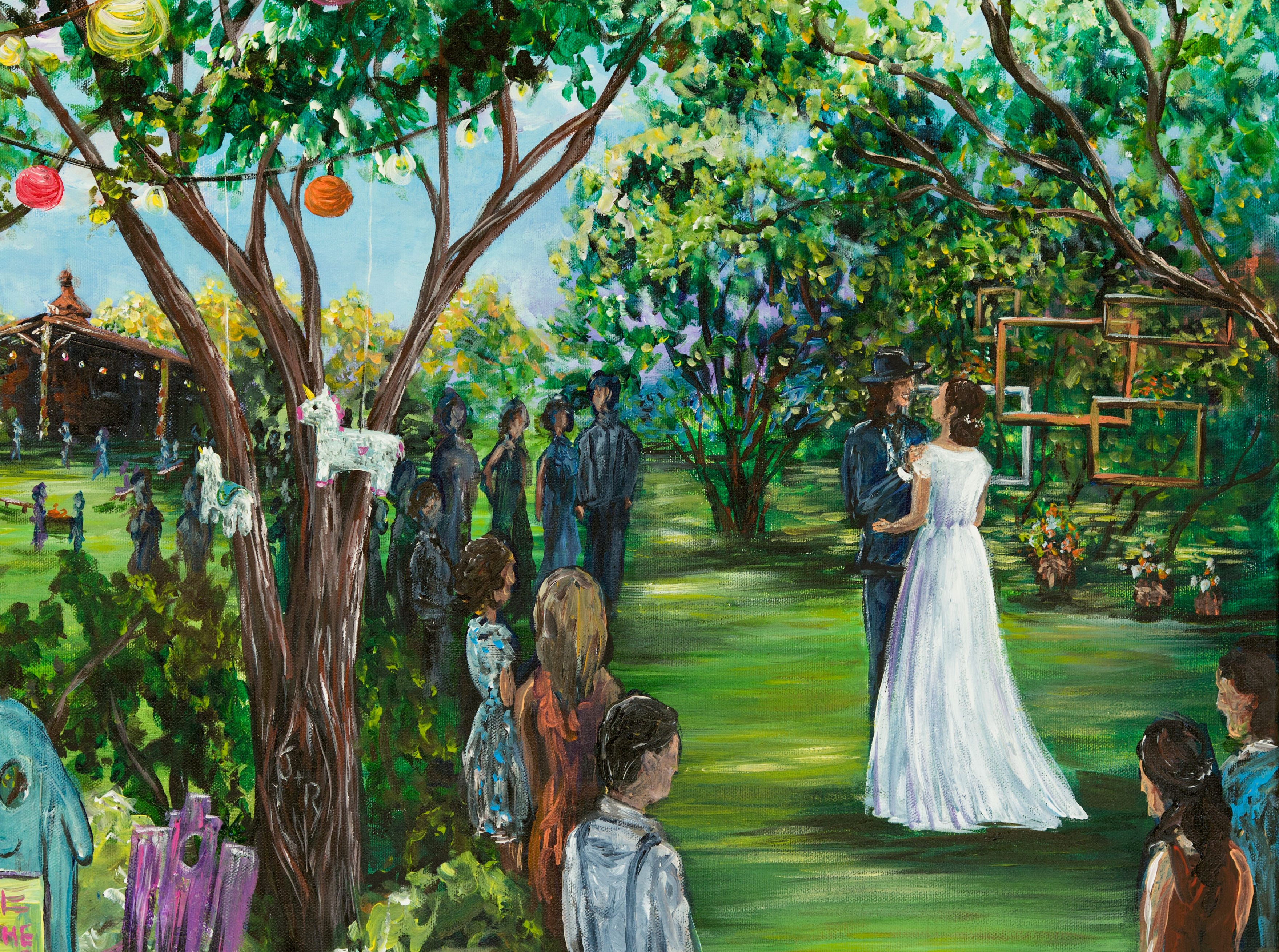 San Antonio Wedding Painter