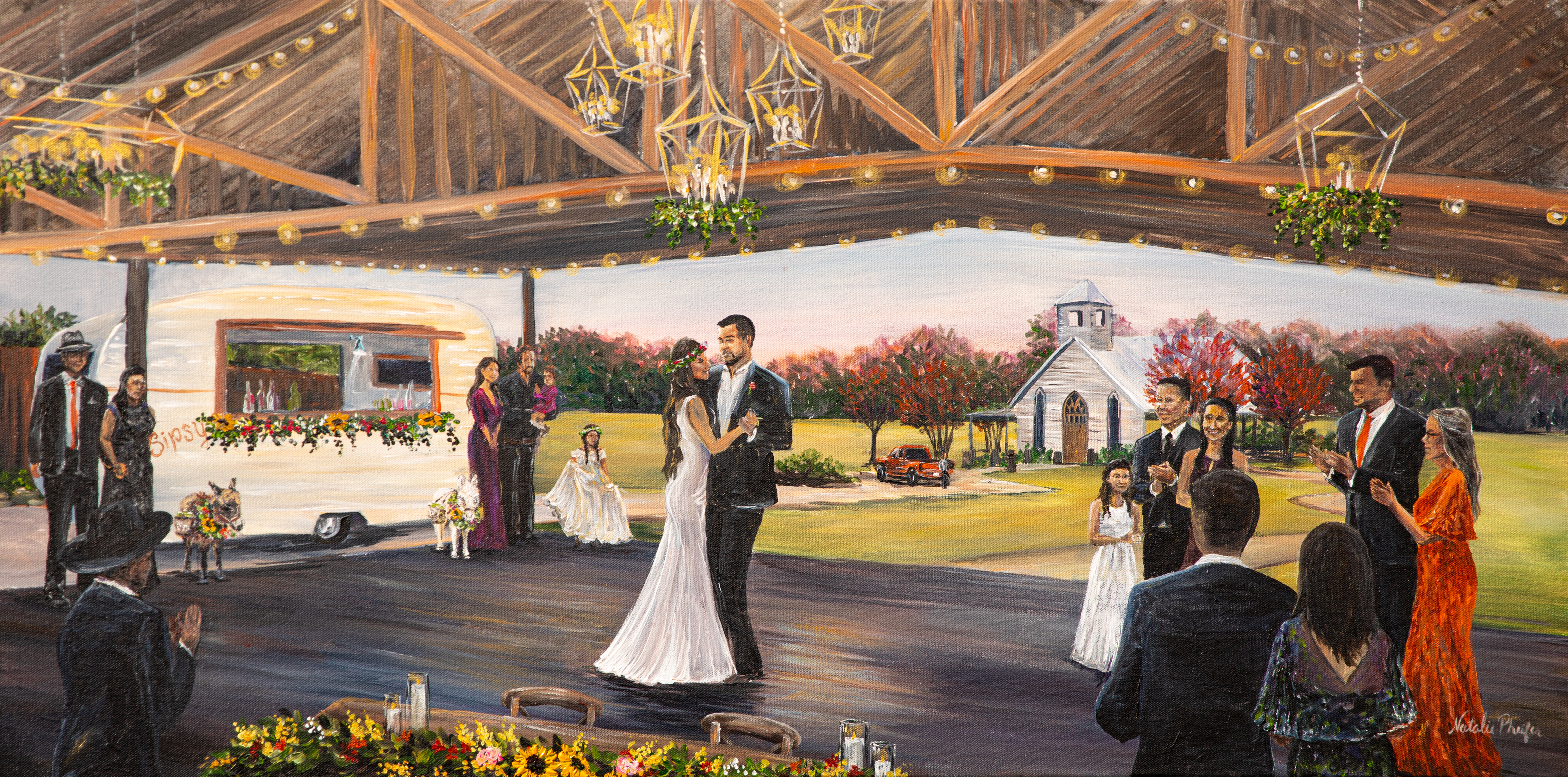 San Antonio Wedding Painter