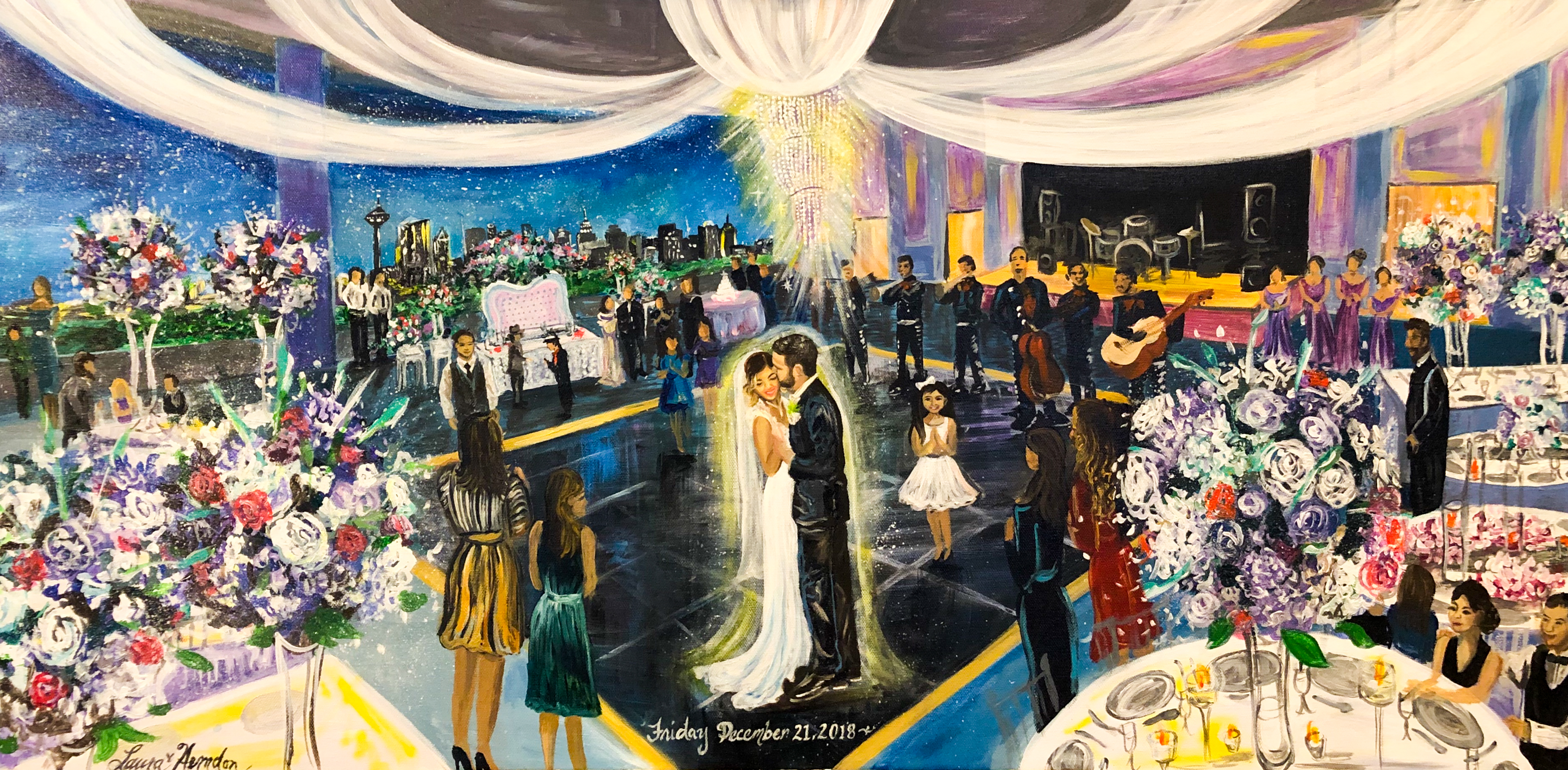 San Antonio Wedding Painter