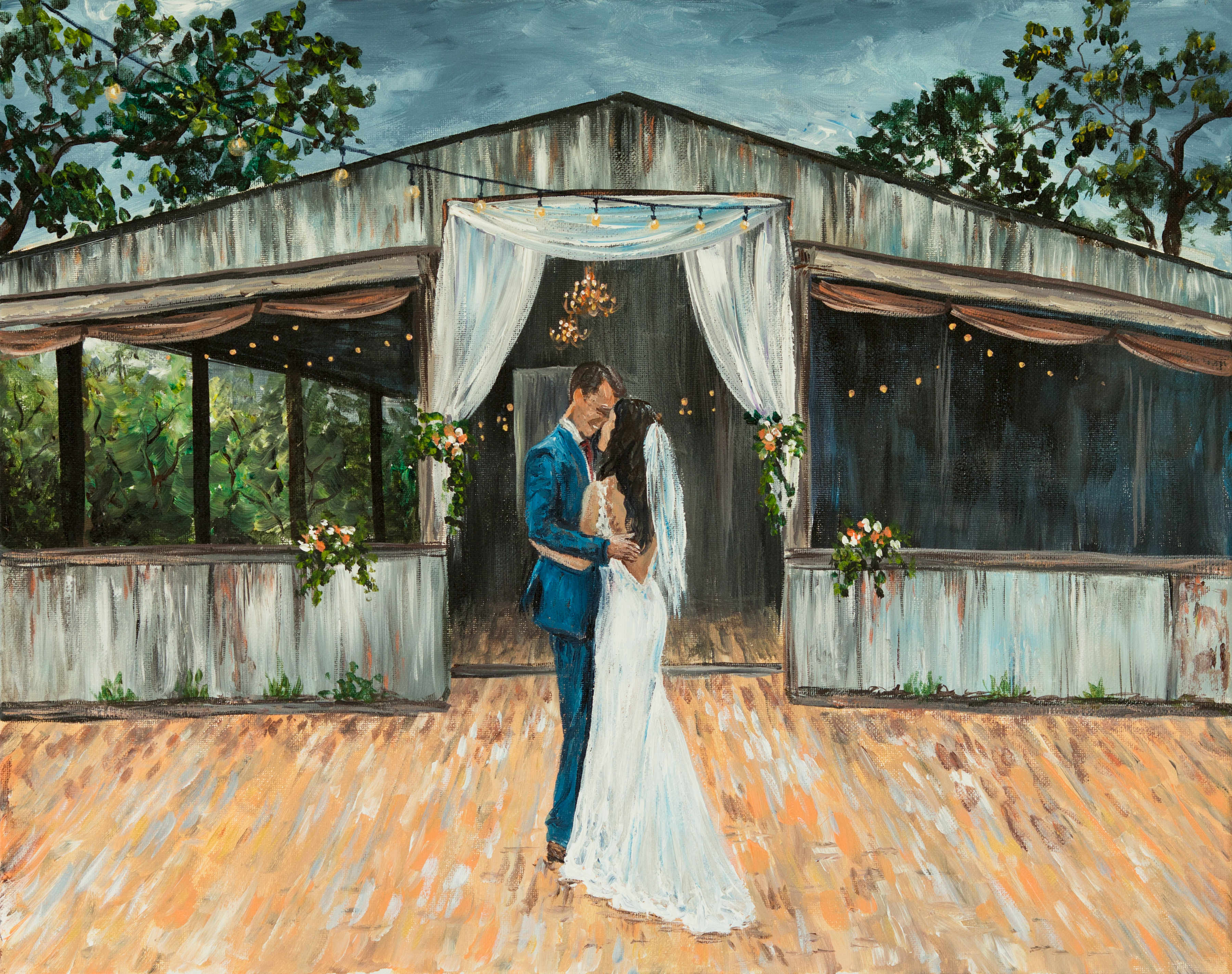San Antonio Wedding Painter
