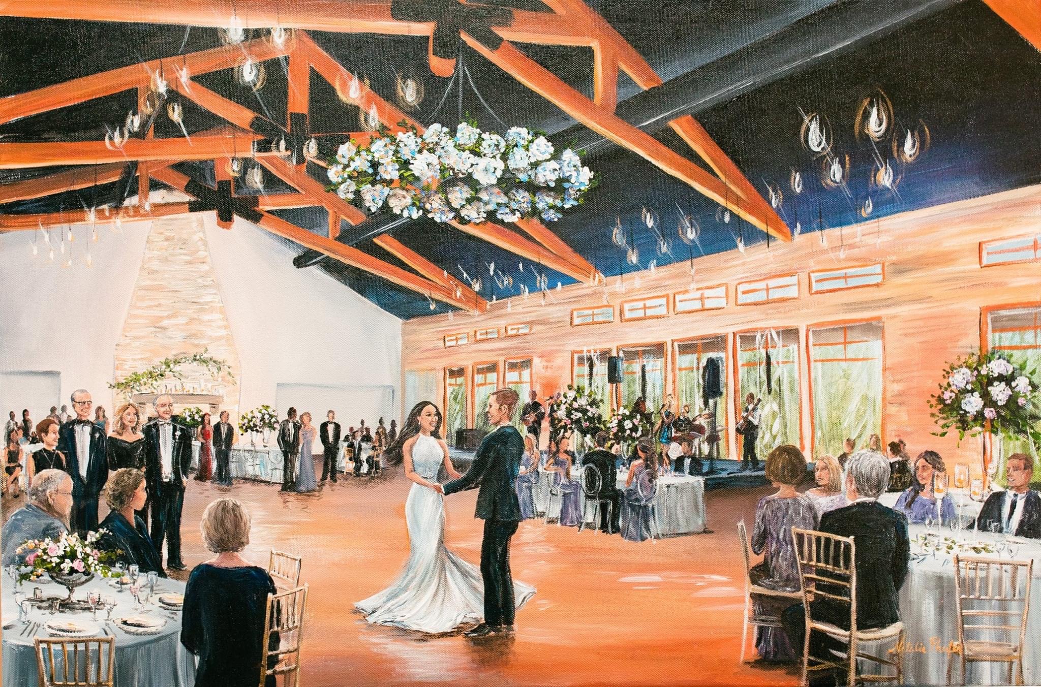 San Antonio Wedding Painter
