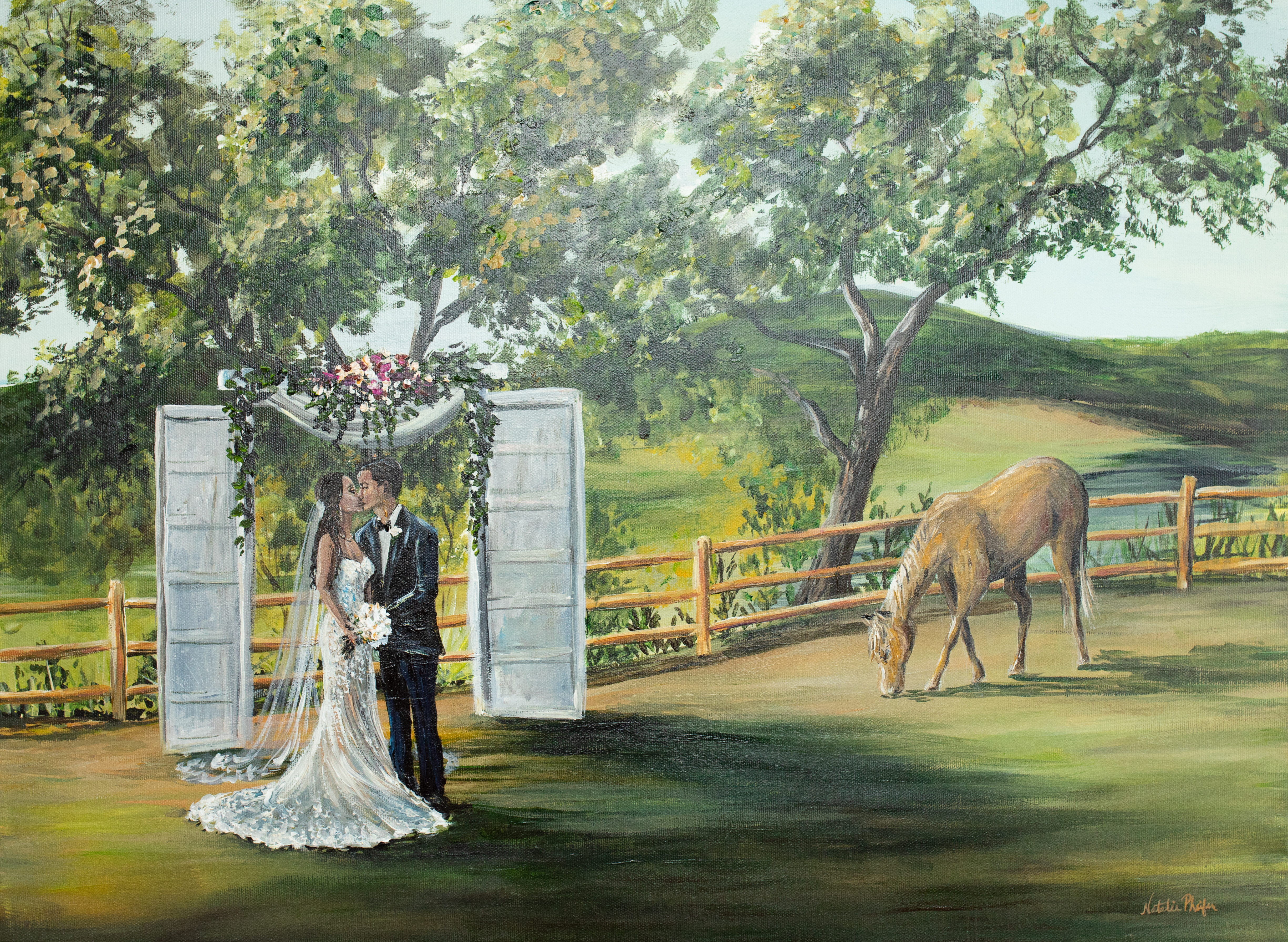 San Antonio Wedding Painter