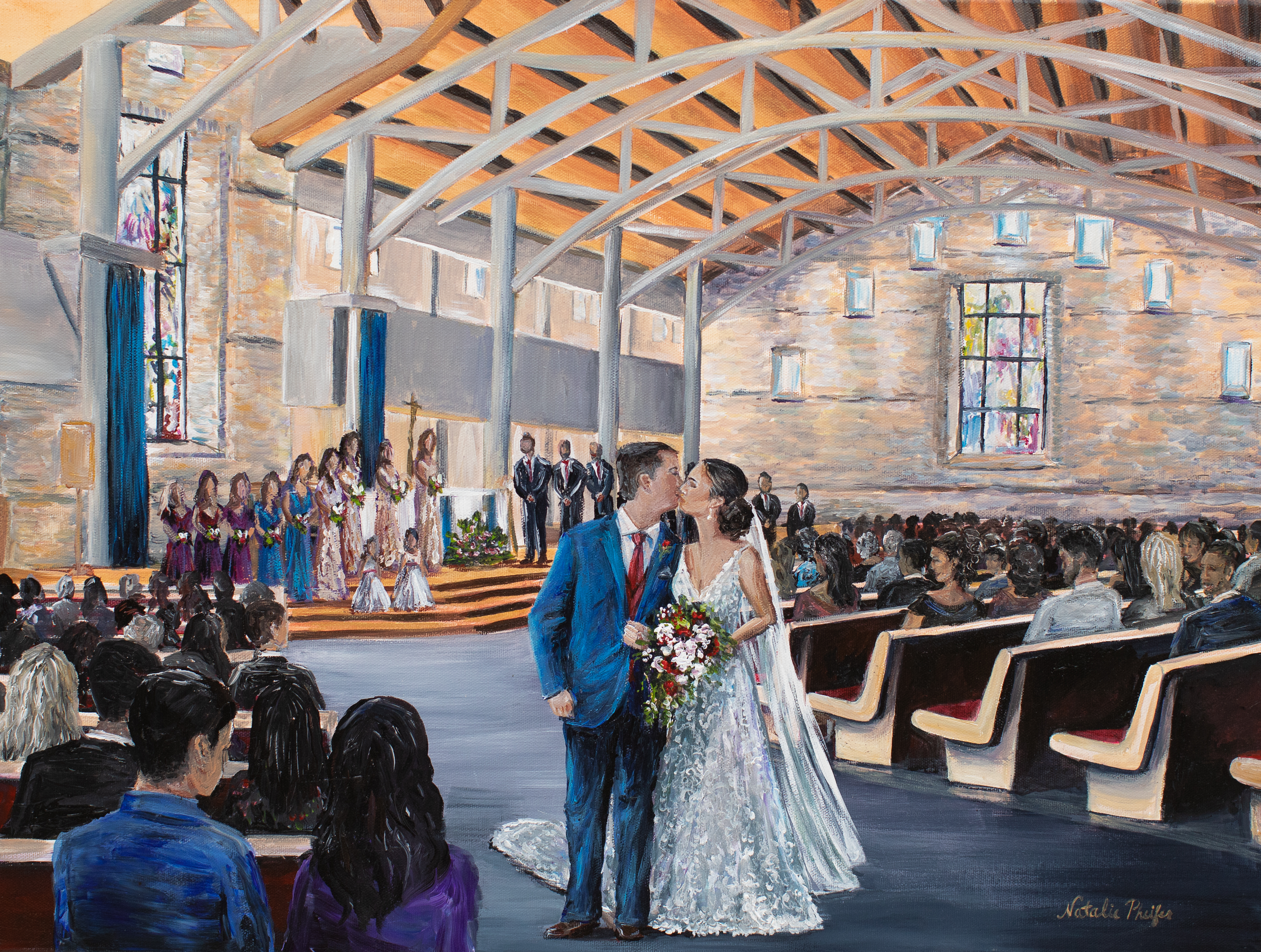San Antonio Wedding Painter