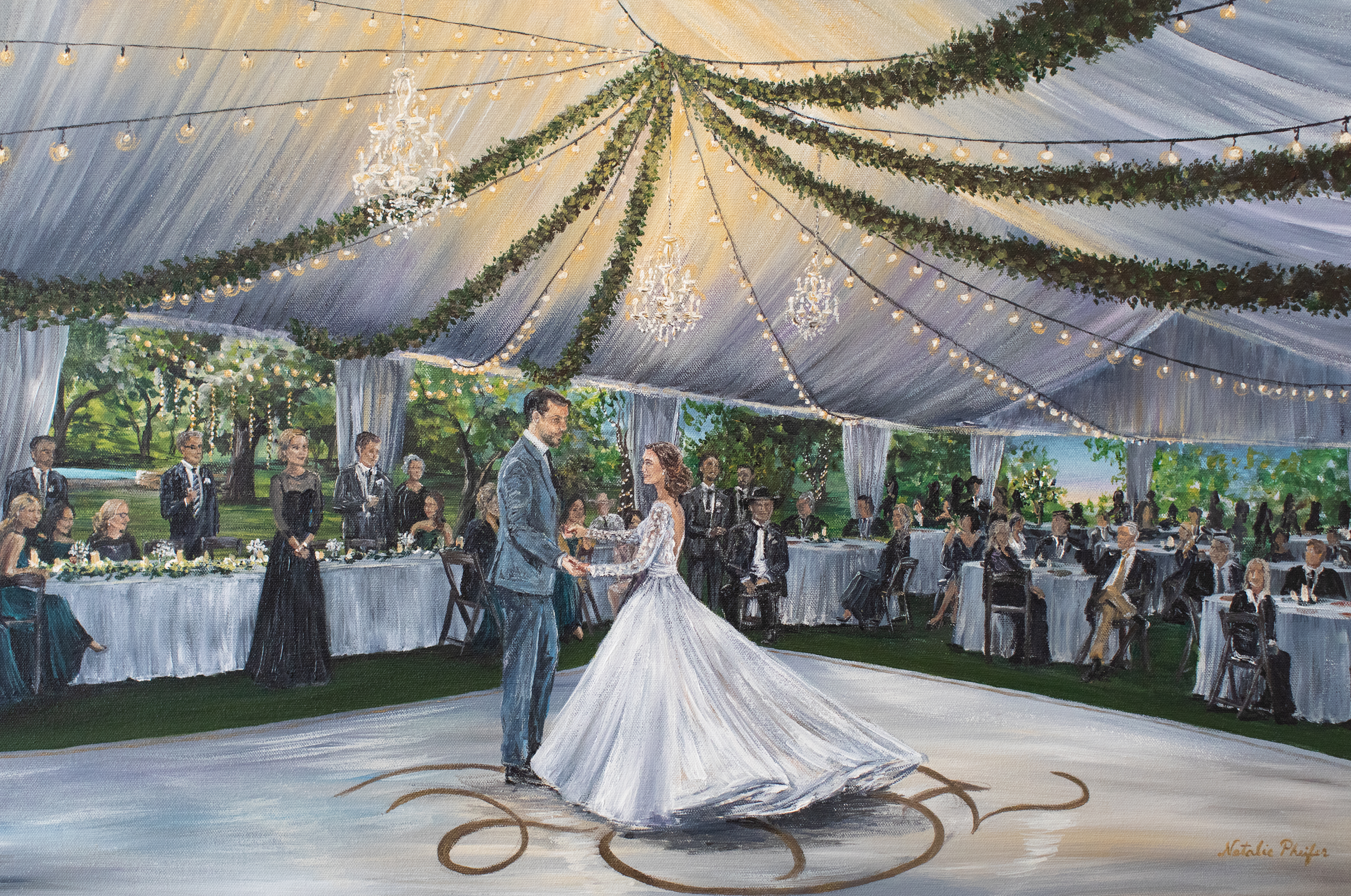 San Antonio Wedding Painter