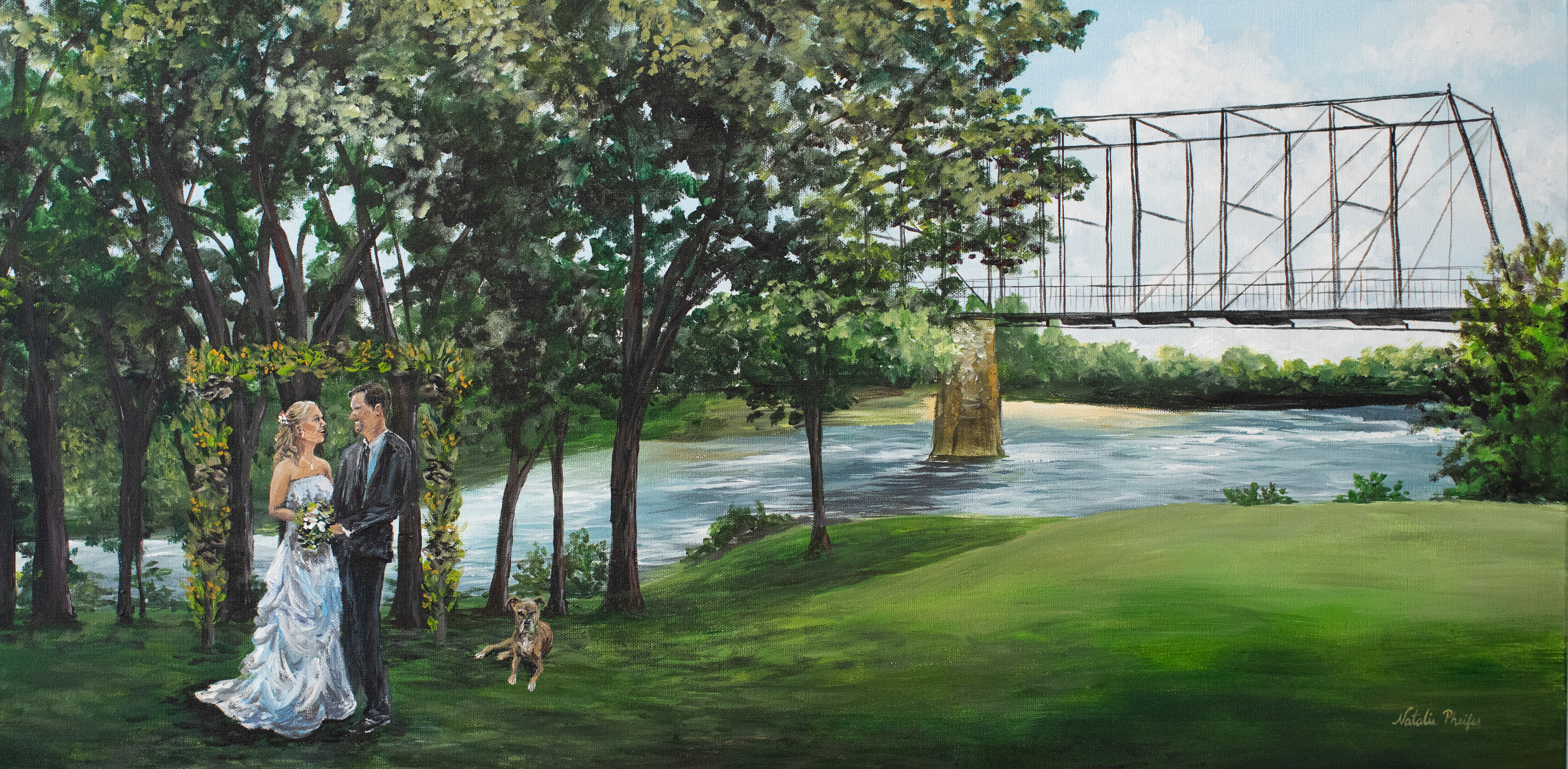 San Antonio Wedding Painter