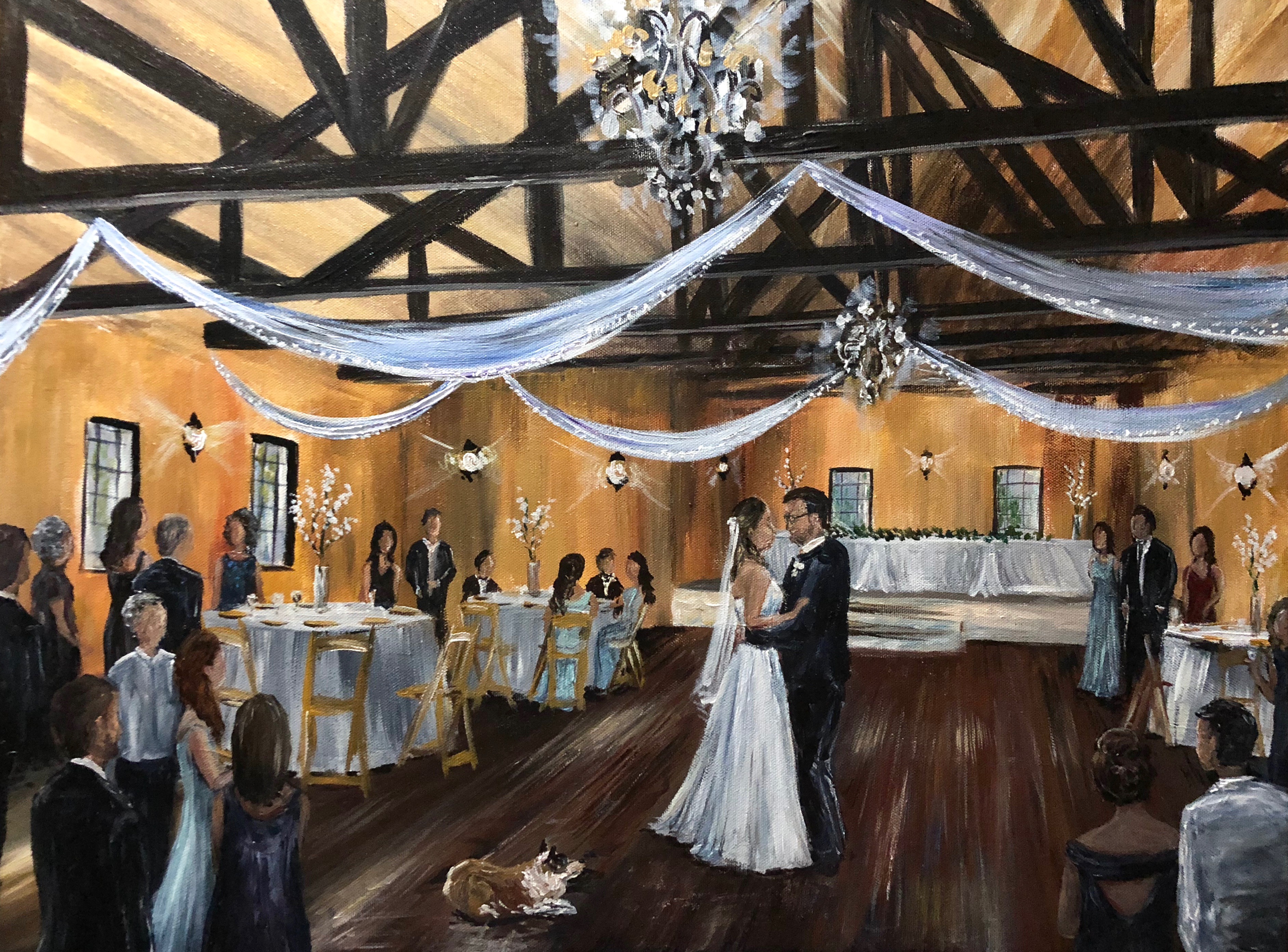 San Antonio Wedding Painter