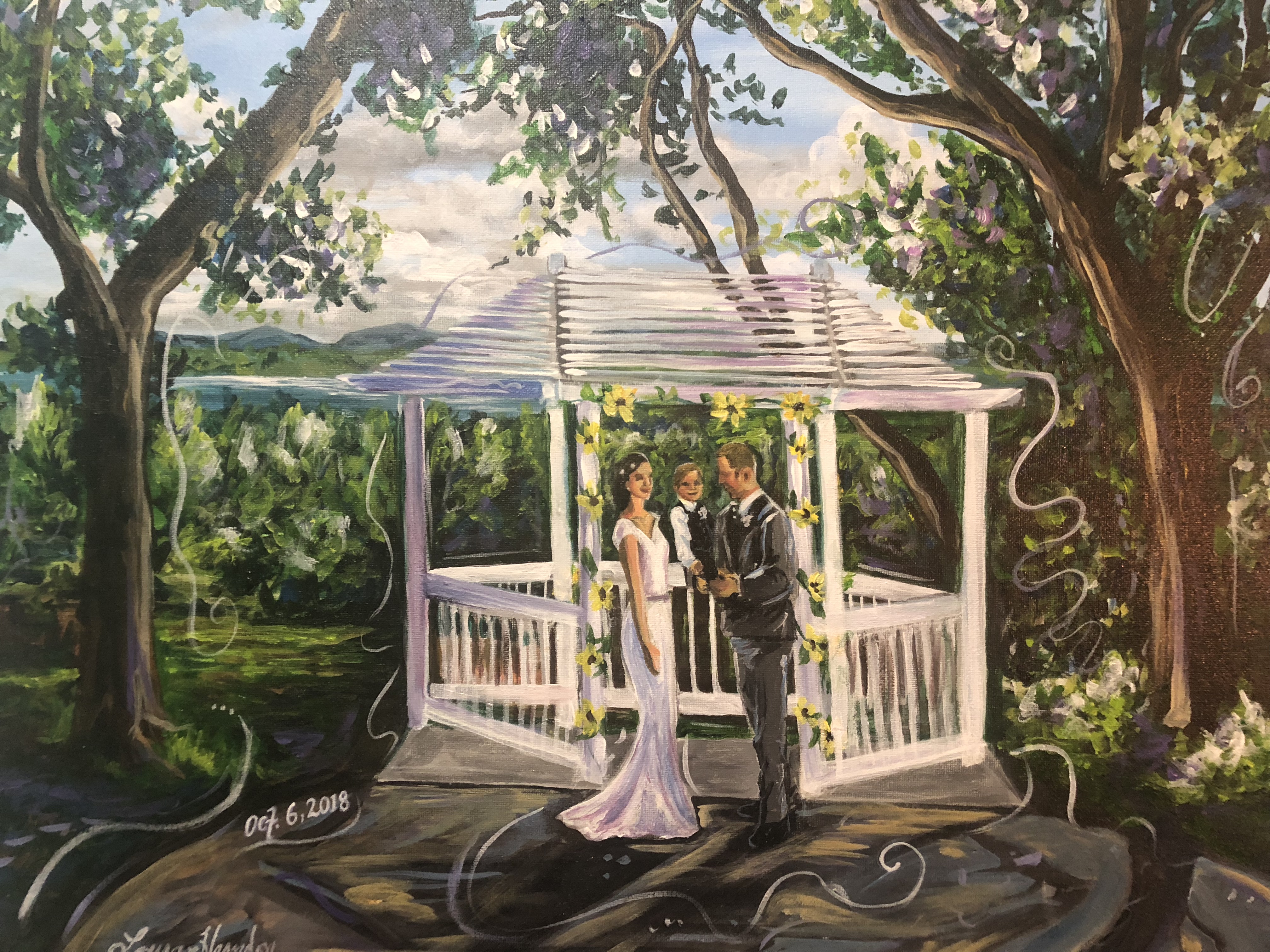 San Antonio Wedding Painter