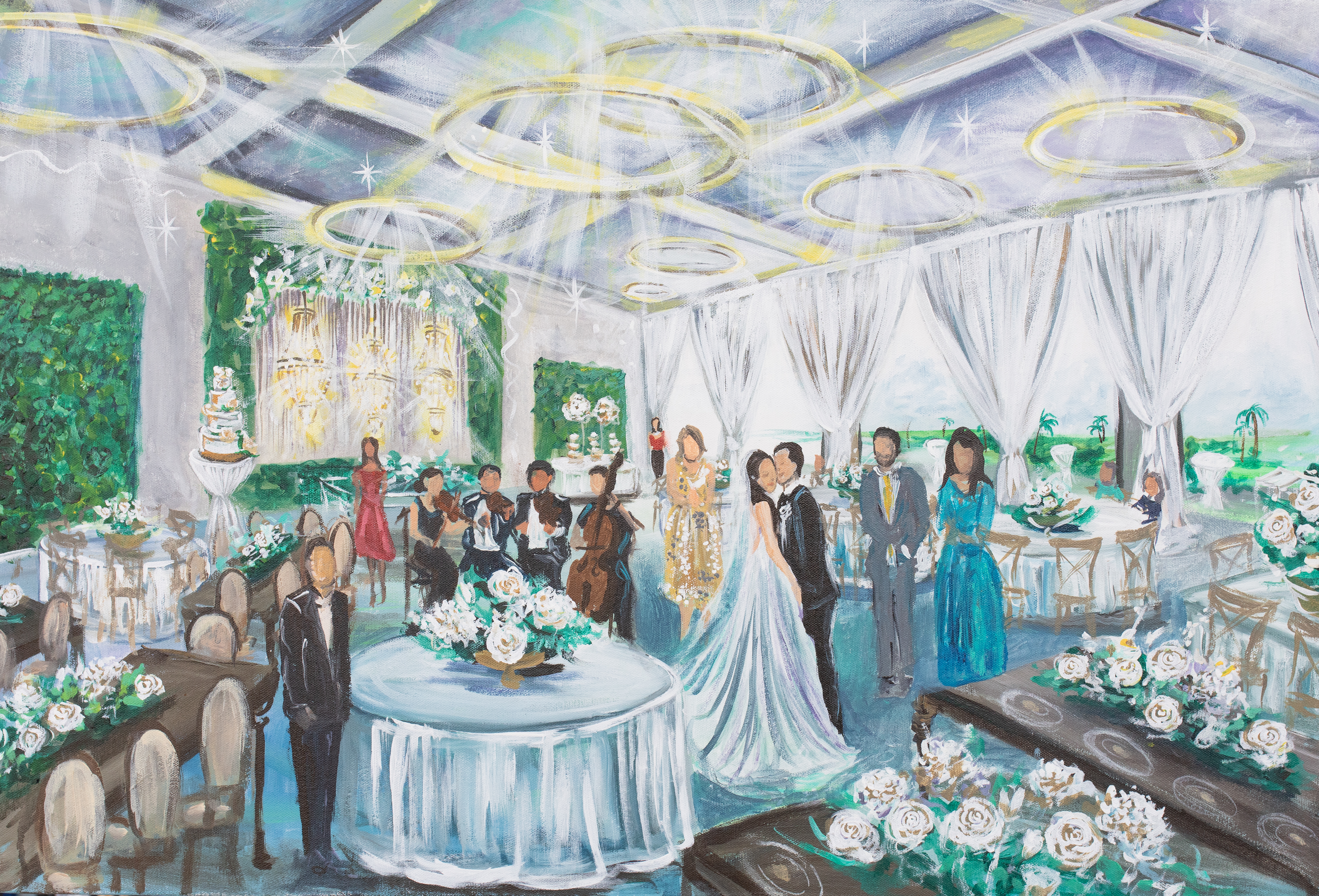 San Antonio Wedding Painter
