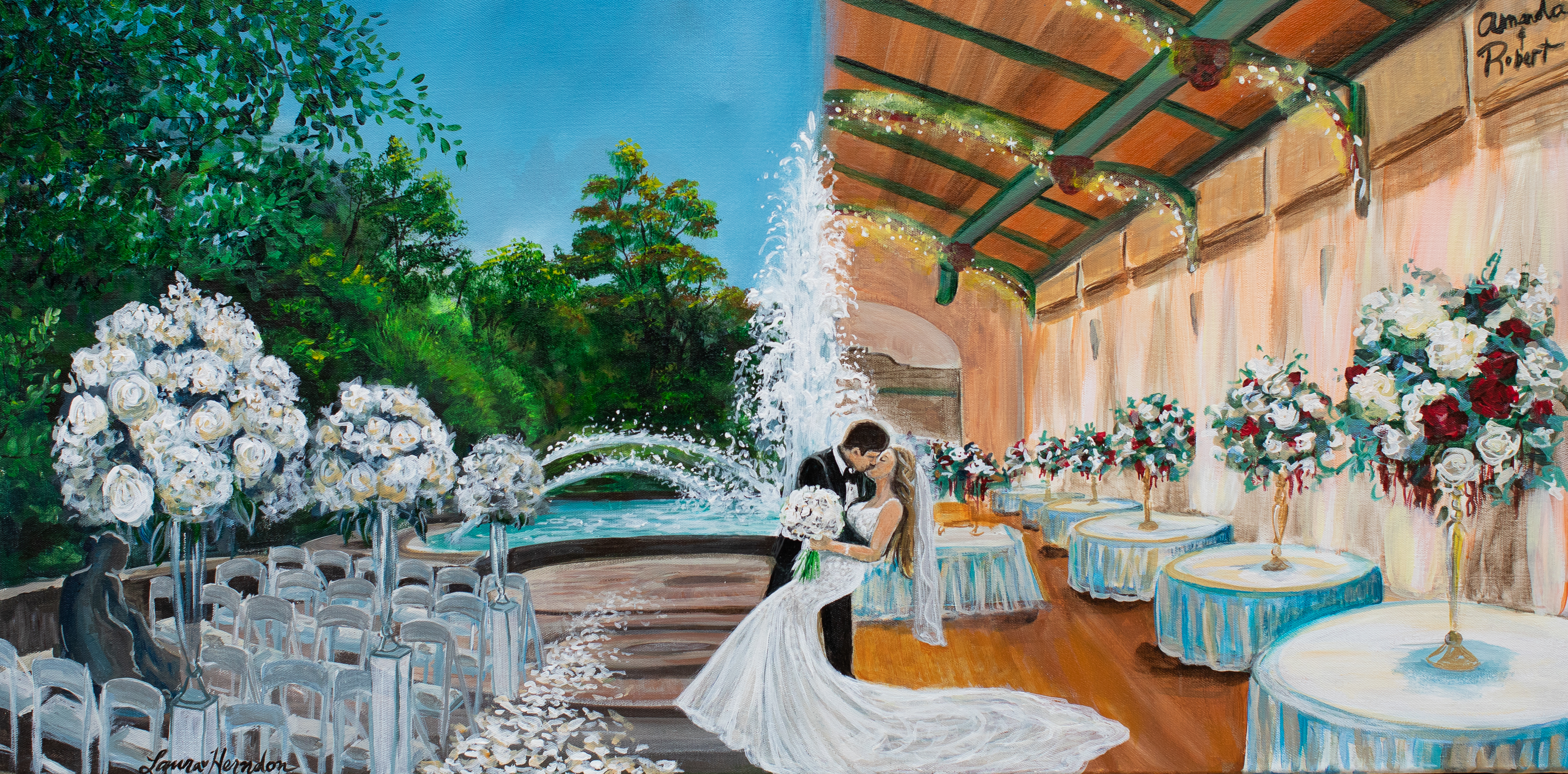 San Antonio Wedding Painter