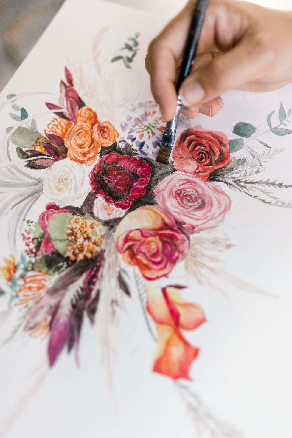 Thumbnail: Bouquet Paintings