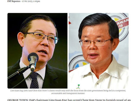 cakap cakap...lawan lawan in Penang. 