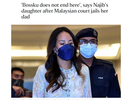 Najib is no Mandela. Rosmah solicits bribes. That is the reality!