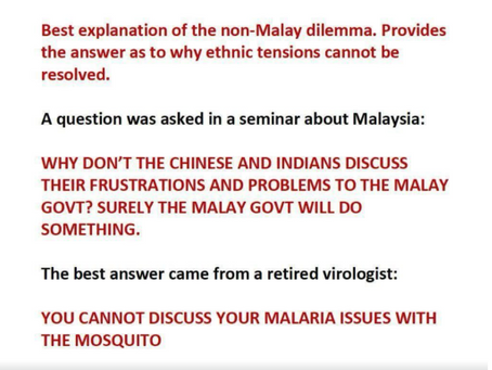 The Non-Malay dilemma. 
