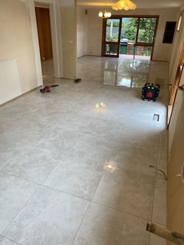 Tiling completed