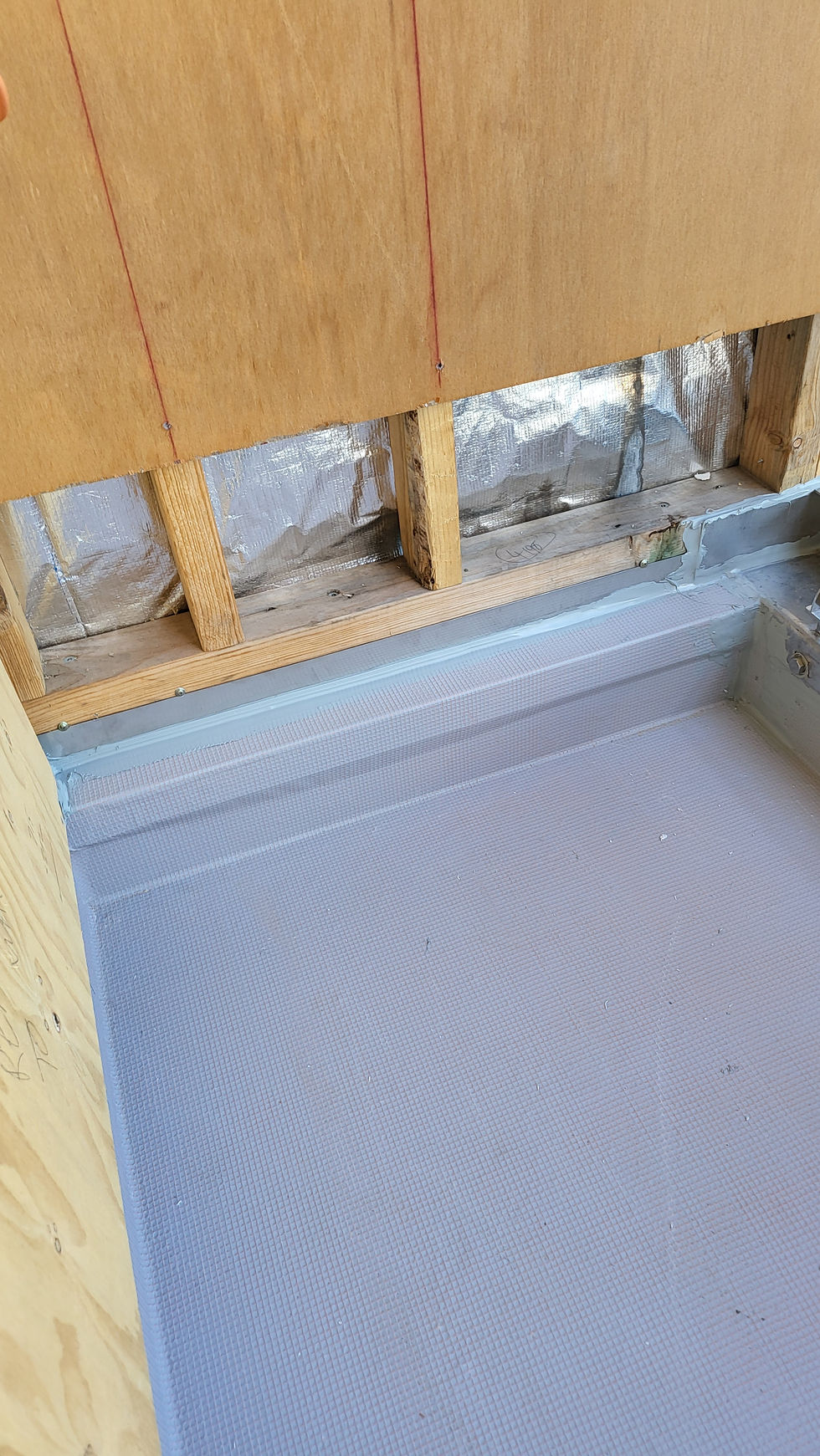 Waterproofing terminated and sealed