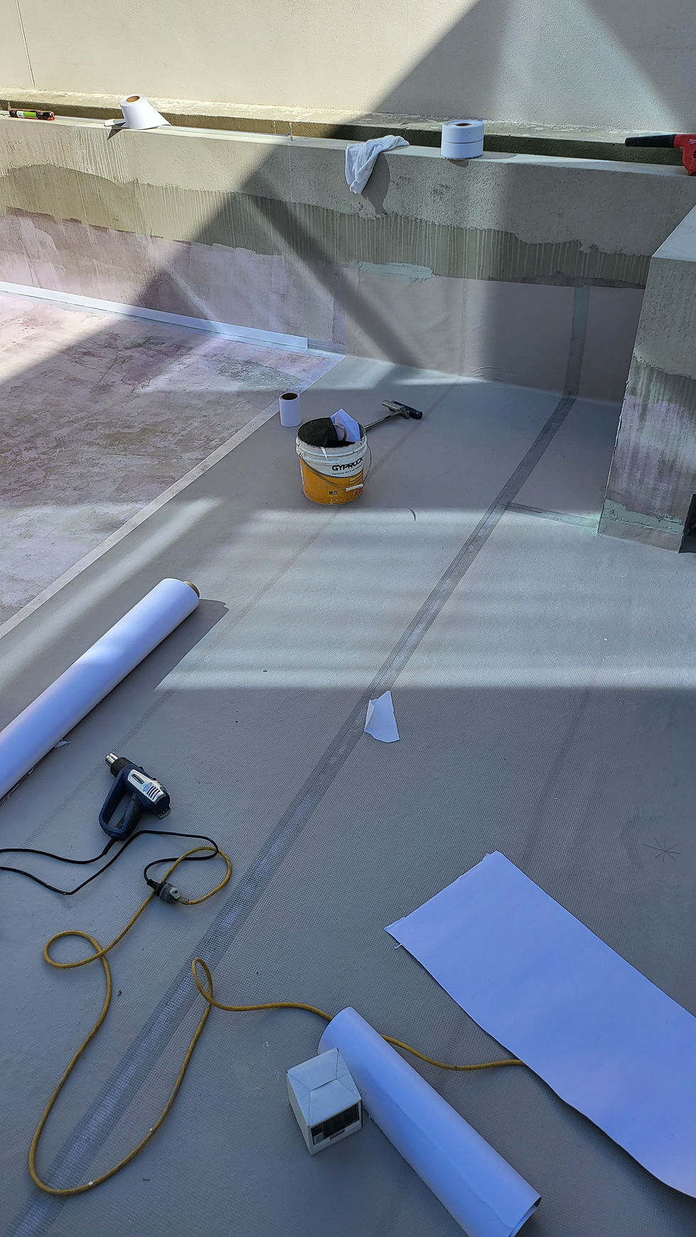 Waterproofing with PDQ Poly sheets