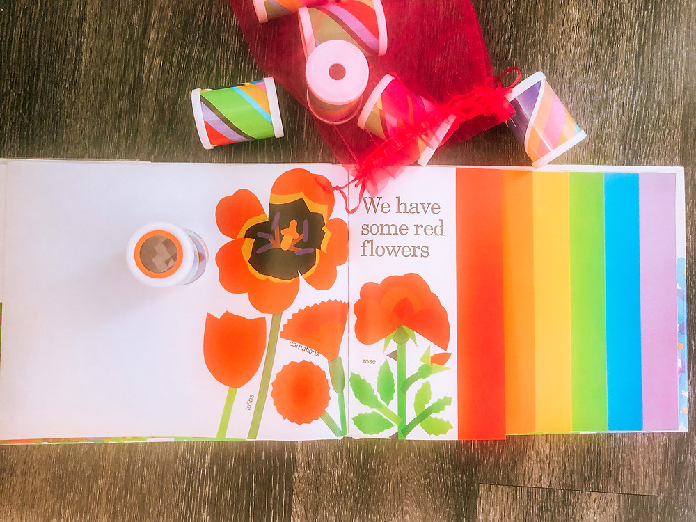 Move and Bloom Box - Dance Teacher Prop Subscription Box. Kaleidoscopes and the Book Planting a Rainbow by Lois Ehlert