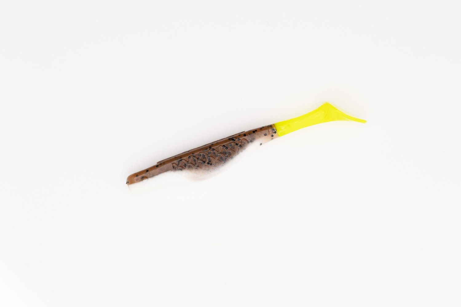 TTF Texas Tackle Factory - 3.5" Killer Flats Minnow - Pumpkin Seed/ White Belly