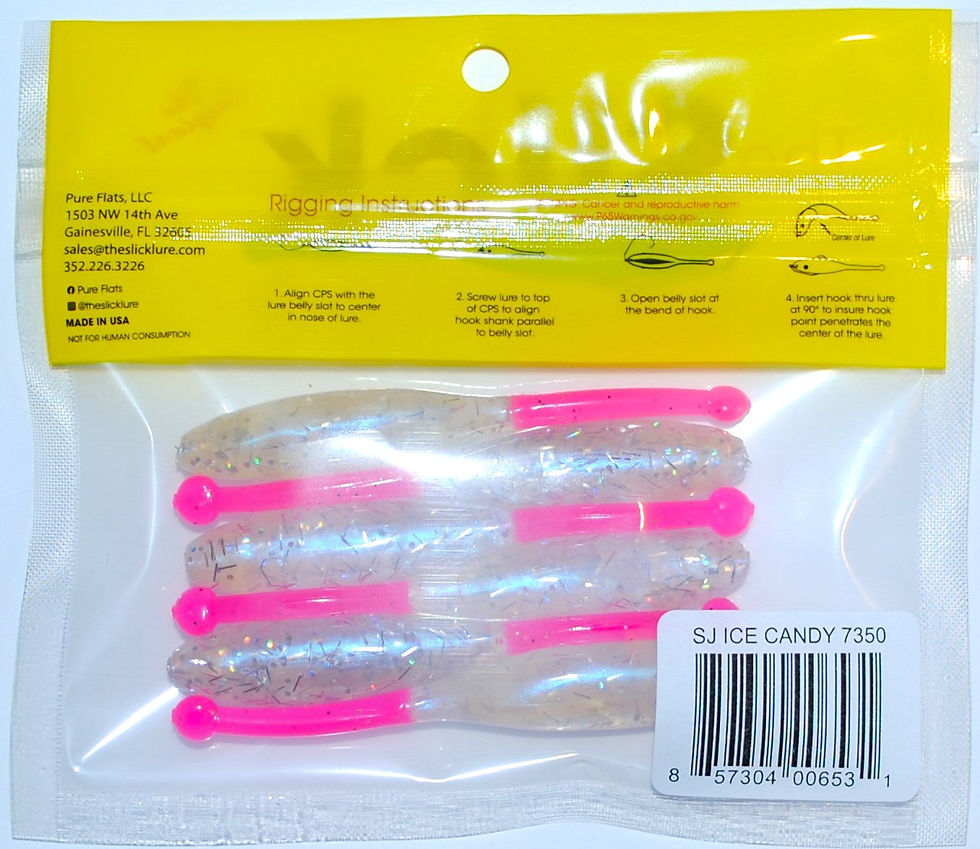 Thumbnail: Pure Flats The Slick Lures - SLICK Jr Ice Candy 7350