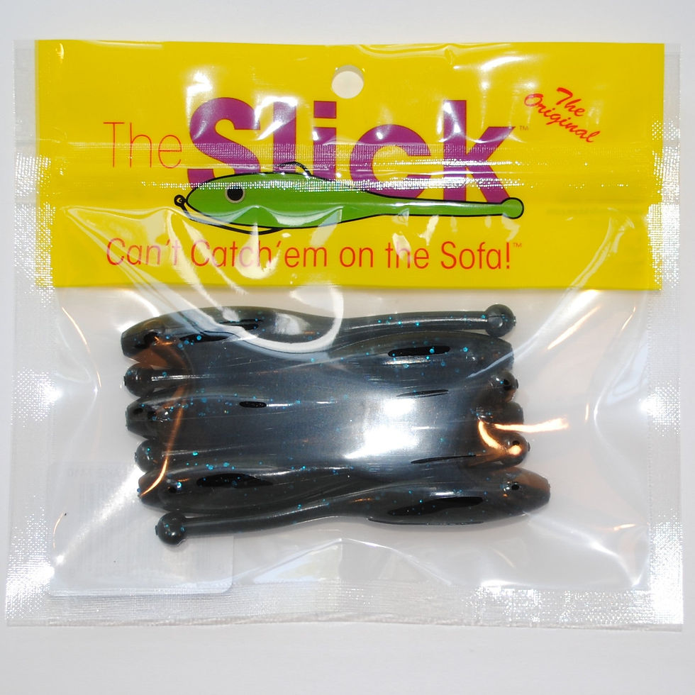 Thumbnail: Pure Flats The Slick Lures - SLICK Jr Black/Blue Flake 7410
