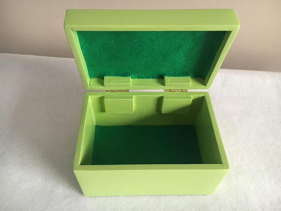 Thumbnail: Hinged lid Box ( DISCONTINUED  ITEM LAST ONE  )
