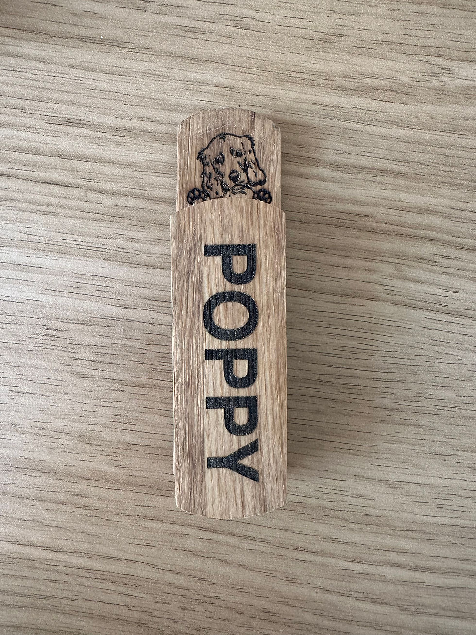 Fridge magnet  clip for  papers / receipts etc ( with laser engraving )