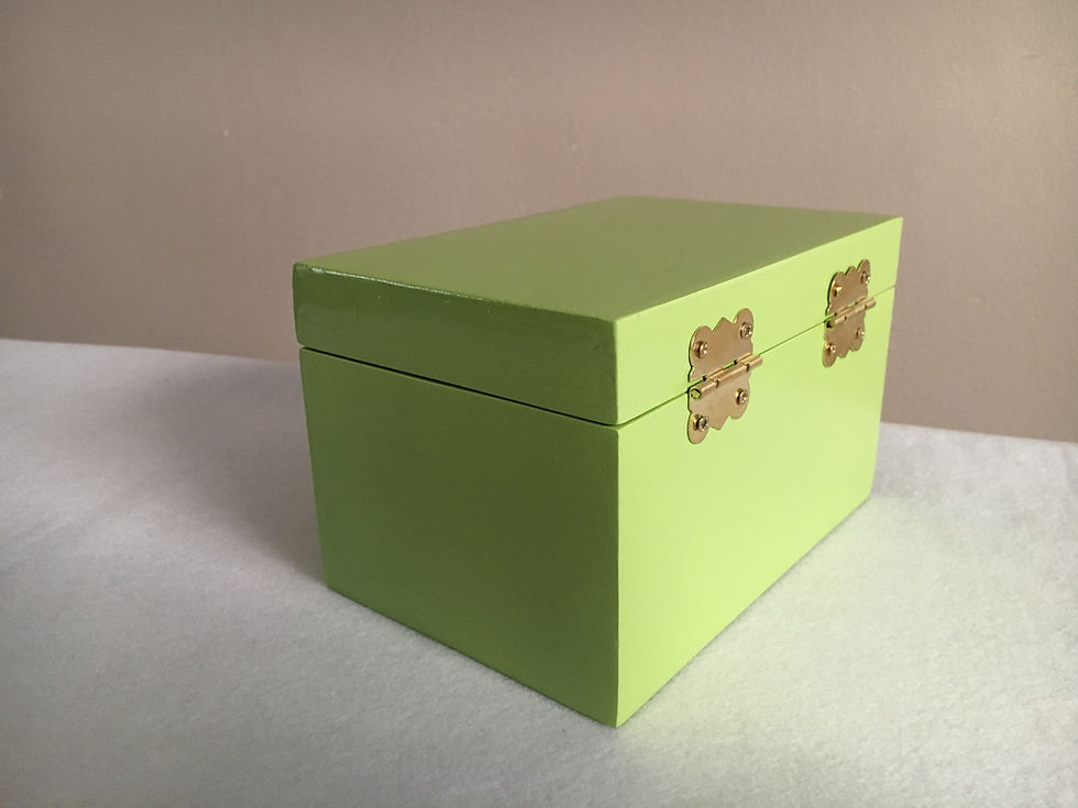 Thumbnail: Hinged lid Box ( DISCONTINUED  ITEM LAST ONE  )