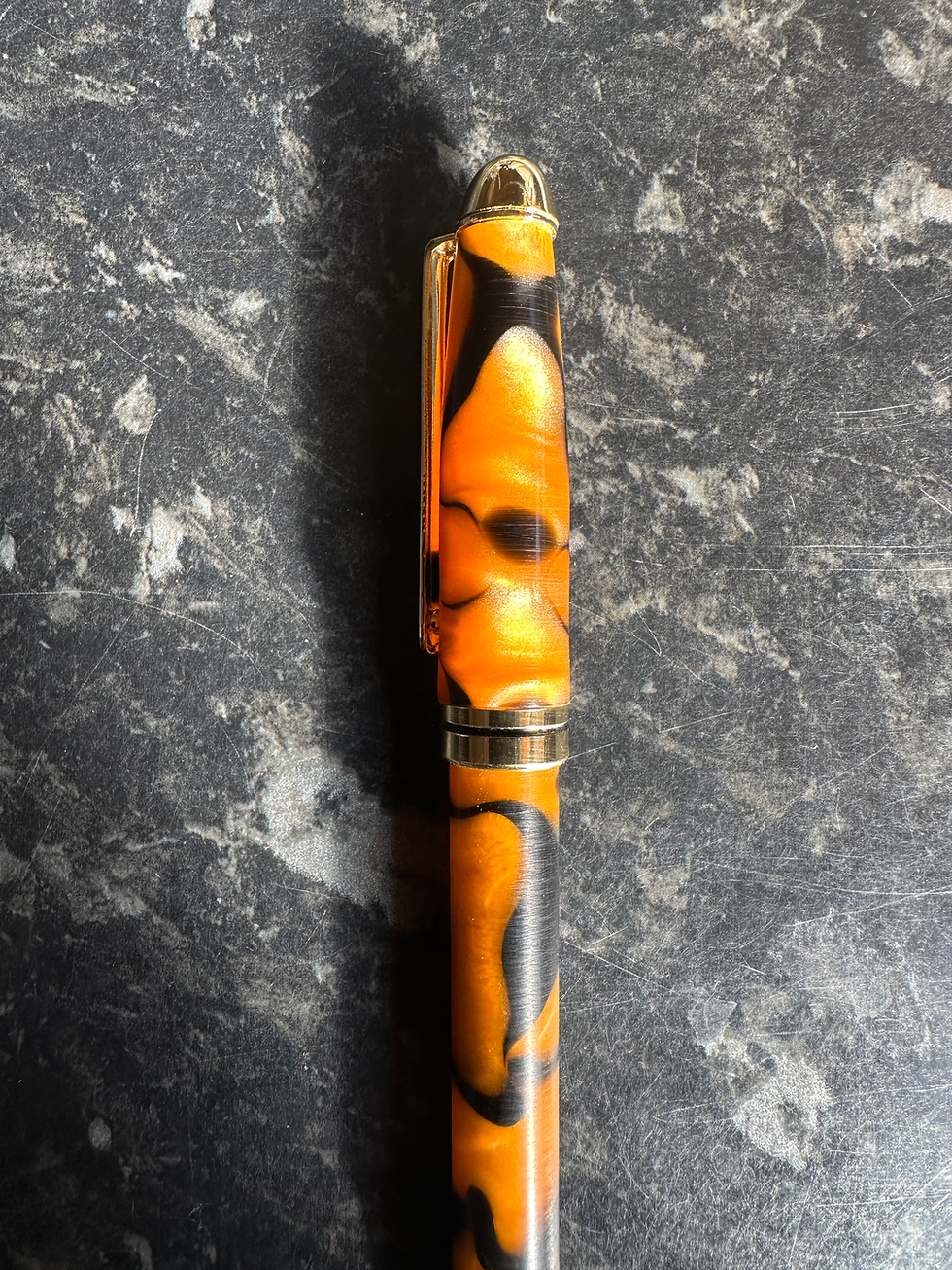 Thumbnail: European twist pen ( black & tan ) new in 