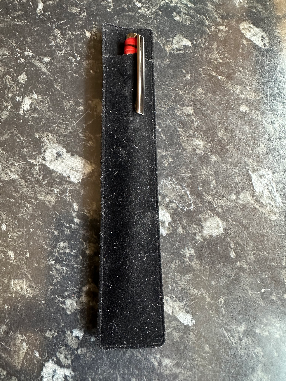 Thumbnail:  Lady  in red Slimline  twist pen 