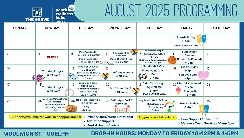 The Grove Hubs - on Woolwich - August Programming.jpg