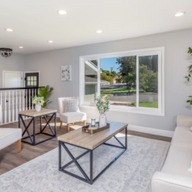 Light grey spacious room