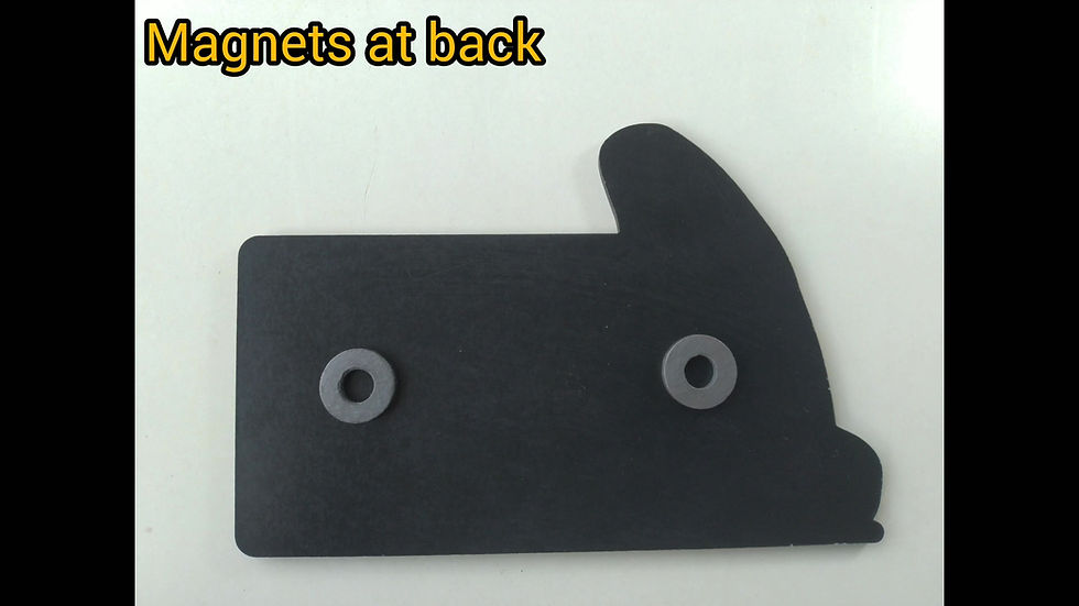 Thumbnail: Ovi Jaate Marathi Fridge Magnet with stand