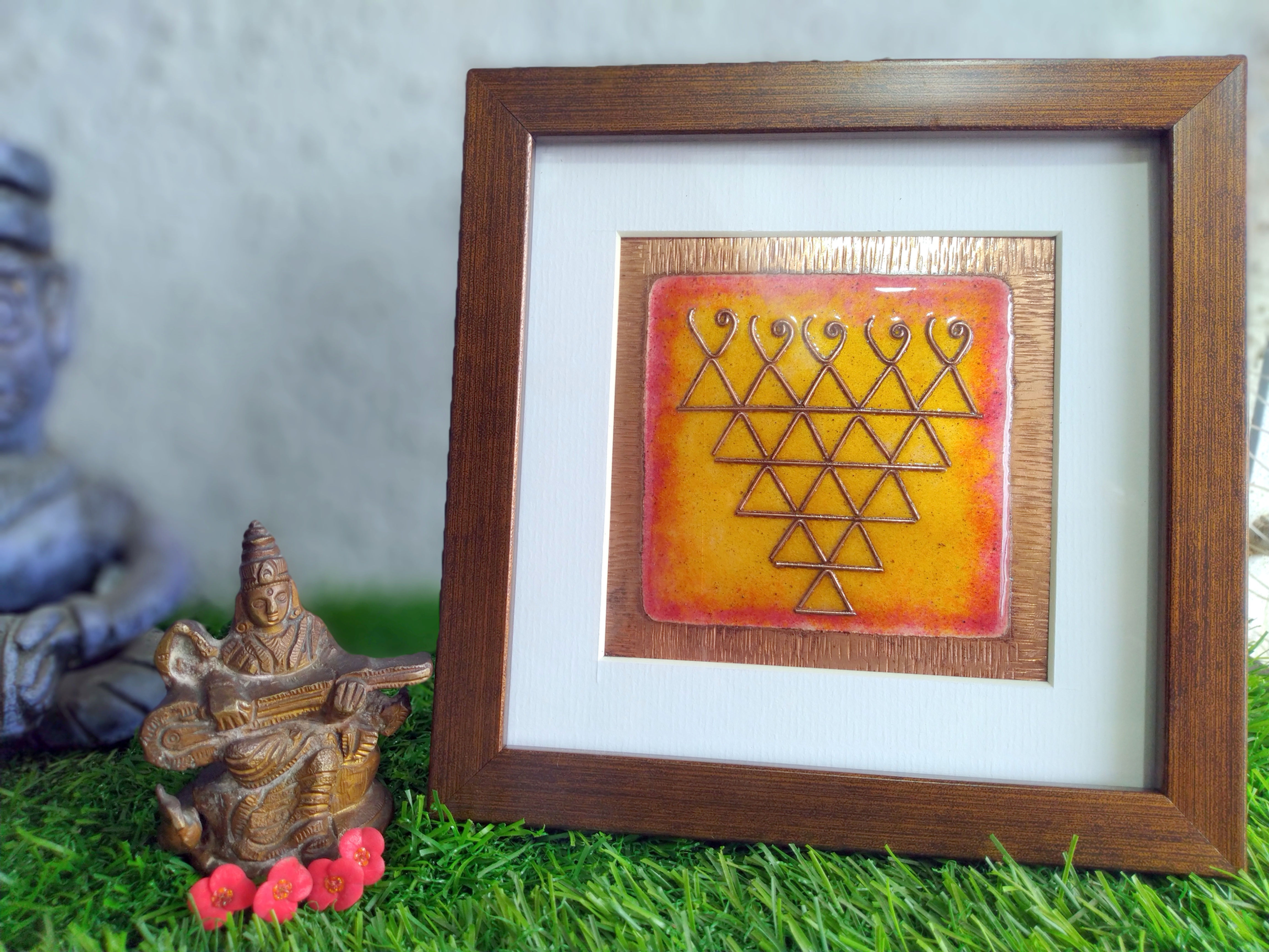 Saraswati Yantra - copper