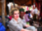 Claudia Hagn in Mali bei den Damastfärberinnen