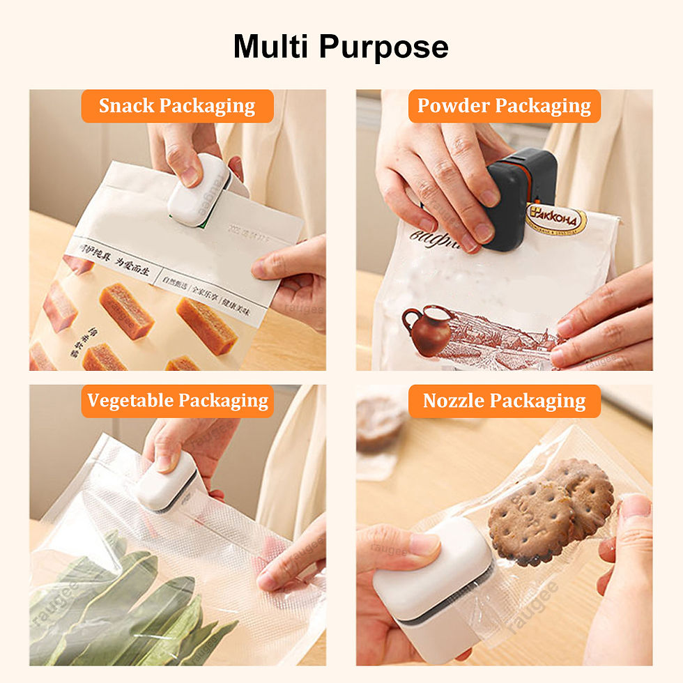 Miniatura: Plastic Bags Sealer Portable Mini Bag Sealer Handheld Plastic Bag Sealing Machin