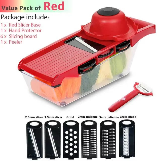 Miniatura: Vegetable Chopper Multifunctional Grater Cutter Kitchen Accessories Manual Fruit