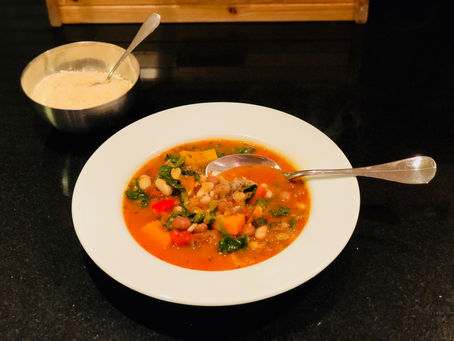 Soupe aux cannellini et à la saucisse à rôtir - avec Thermomix®