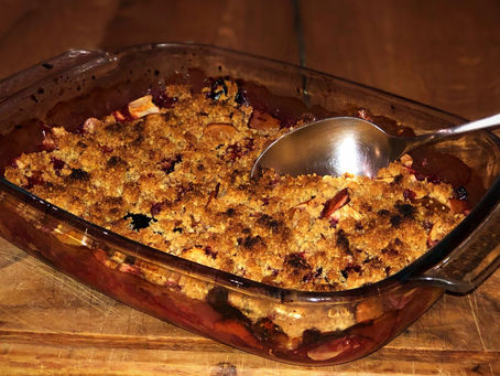 Crumble aux pruneaux - avec Thermomix®
