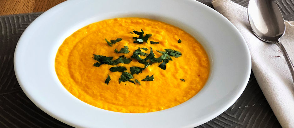 La soupe de carottes avec un twist piquant et une touche sophistiquée - avec Thermomix®