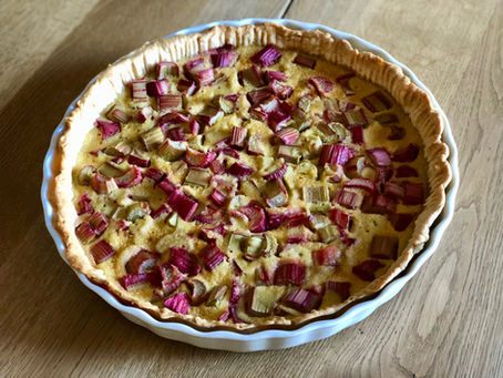 Tarte à la rhubarbe - avec Thermomix®