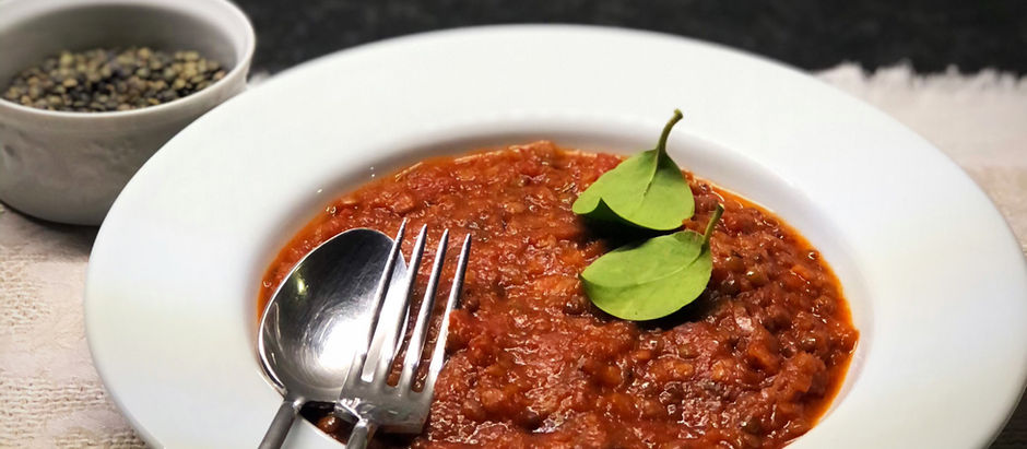 Bolognaise aux lentilles vertes - avec Thermomix®