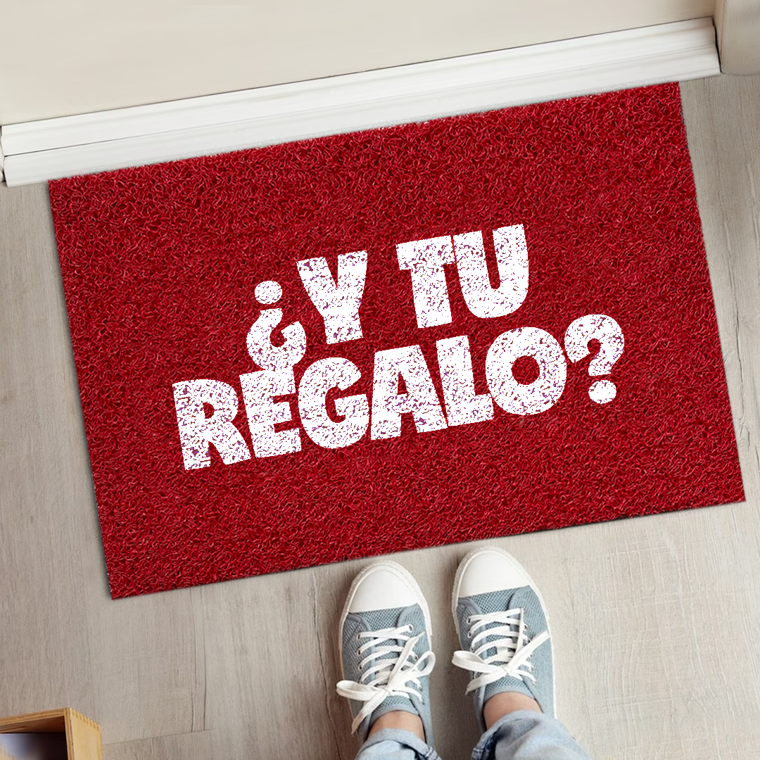 Felpudo Navideño ¿Y tu regalo?