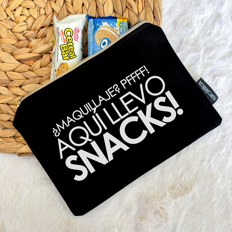Neceser ¡Aquí llevo Snacks!