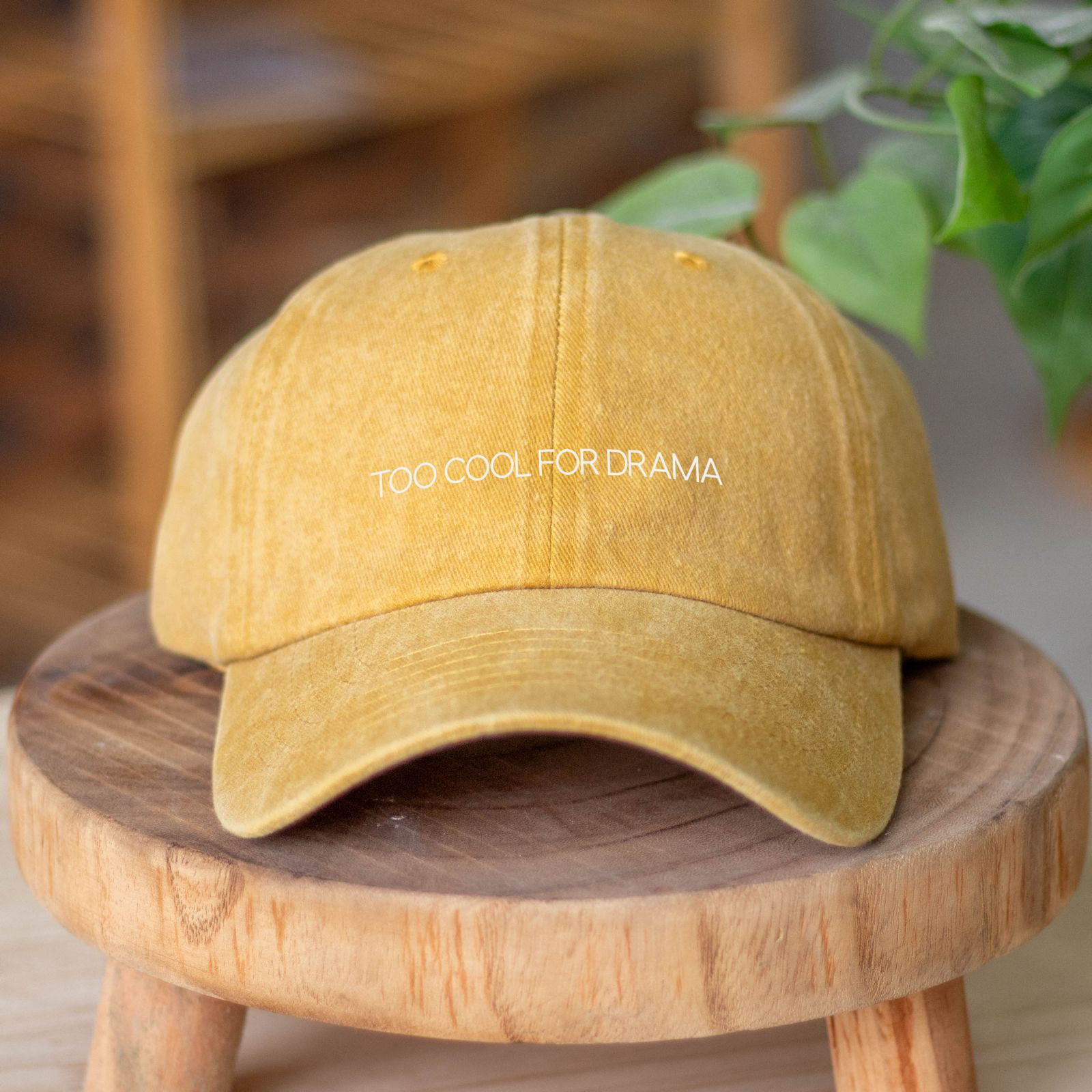 Gorra Washed - Too cool for drama