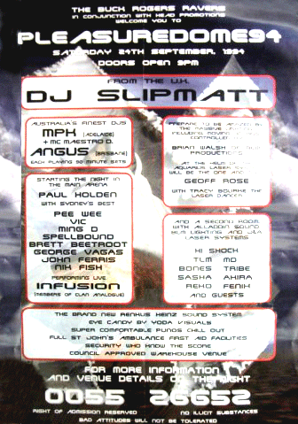 Pleasure Dome 94