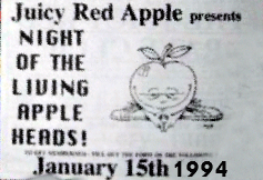 Night of the Living Apple Heads