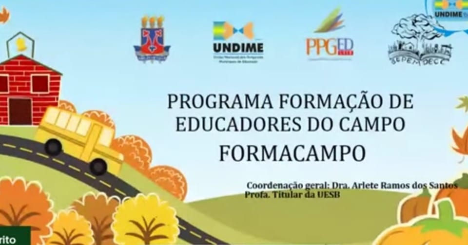 SECRETARIA MUNICIPAL DE EDUCAÇÃO FORMALIZA ADESÃO AO PROGRAMA FORMACAMPO